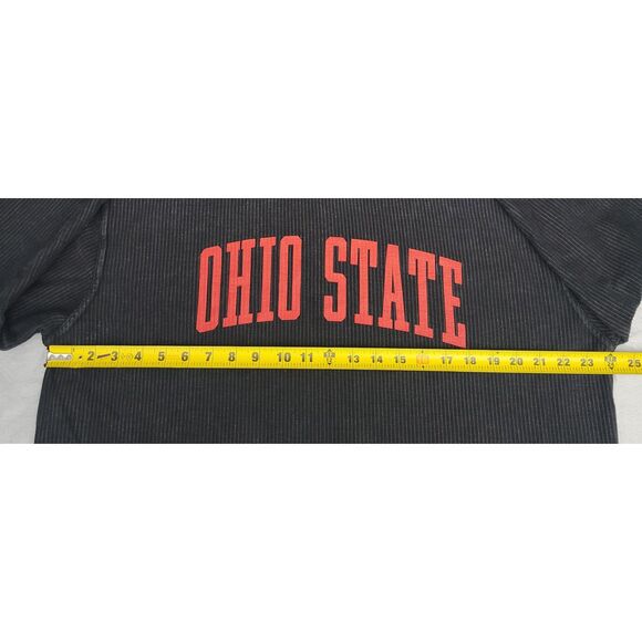 Pressbox (W) Ohio State Comfy Corded VTG Wash Basic Arch Pullover Sweatshirt XL - Picture 7 of 8